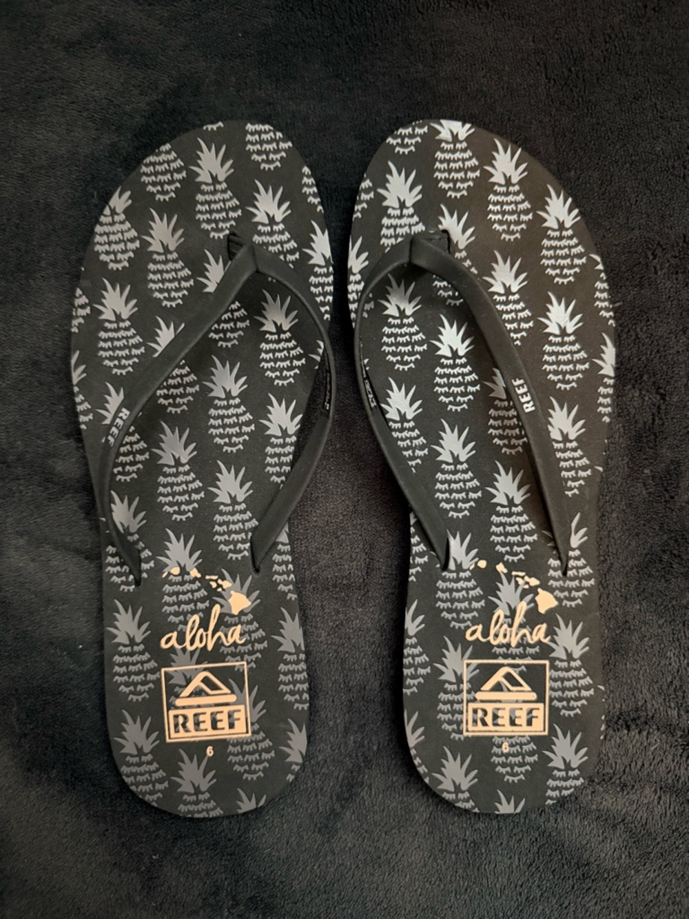Reef Black Women's Flip-Flop Sandals